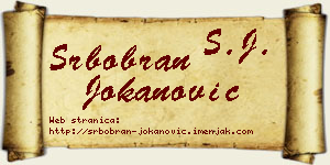 Srbobran Jokanović vizit kartica